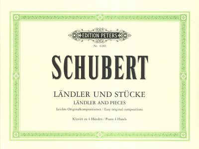 F. Schubert: Ländler und Stücke, Klav4m (Sppa)