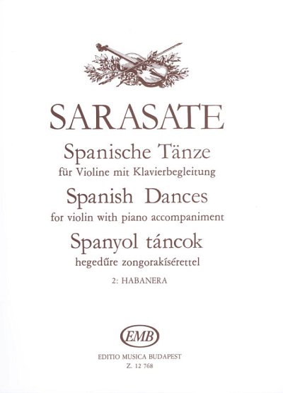 P. de Sarasate: Spanische Tänze 2, VlKlav (KlavpaSt)