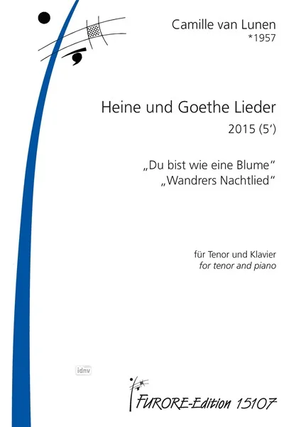 C. van Lunen: Heine und Goethe Lieder, GesTeKlav (Klavpa) (0)