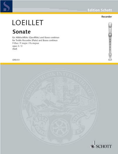 H. Loeillet, Jean Baptiste (John): Six Sonatas