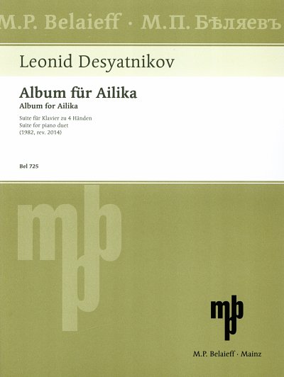 L. Desjatnikov: Album fuer Ailika (1982), Klav(4hd)