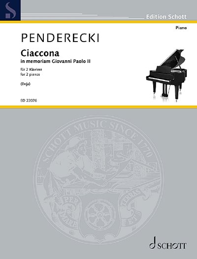 DL: K. Penderecki: Ciaccona - In memoriam Giovanni, 2Klav (S