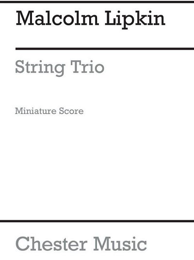String Trio (Miniature Score), VlVlaVc (Part.)