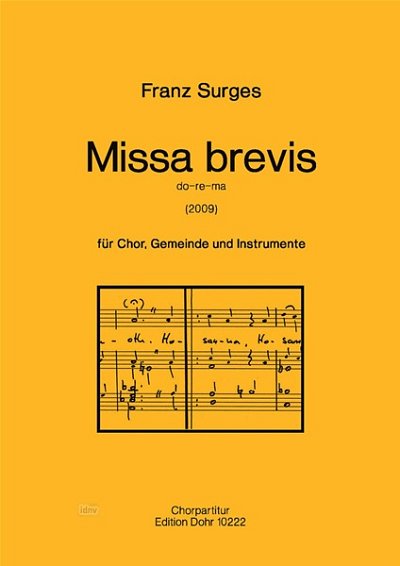 F. Surges: Missa Brevis (Part.)