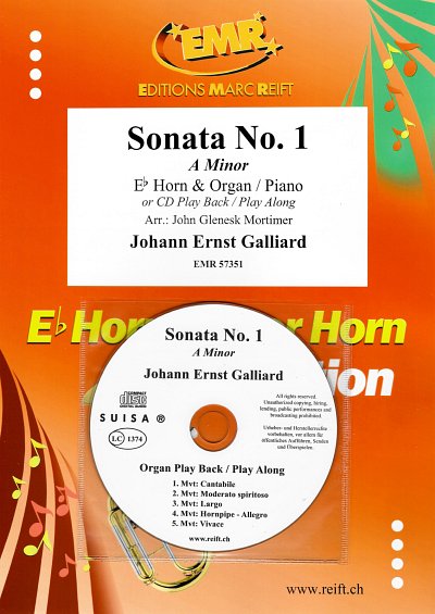 DL: J.E. Galliard: Sonata No. 1, HrnKlav/Org