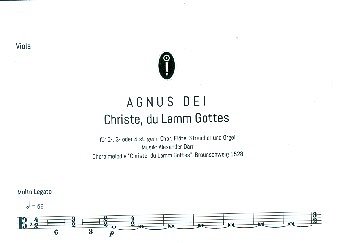 A. Därr: Agnus Dei, GchGdFlStOrg (Vla)