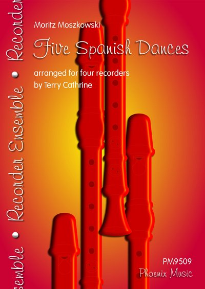 M. Moszkowski y otros.: Five Spanish Dances - recorders