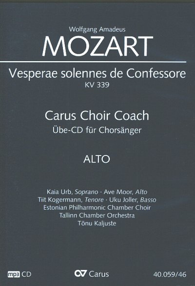 W.A. Mozart: Vesperae solennes de Con, 4GesGch4Orch (CD Alt)