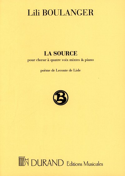 L. Boulanger: La Source, GchKlav (Part.)