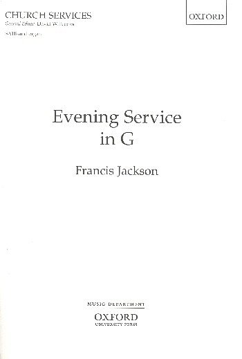 F. Jackson: Evening Service In G, Ch (Chpa)