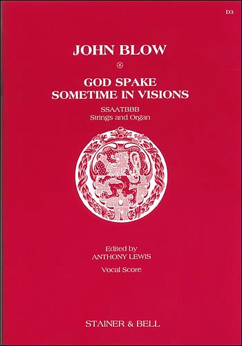 J. Blow: God spake sometimes in visions, Gch8Org (Part.)