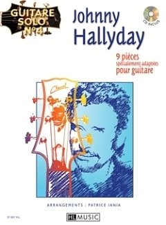 J. Hallyday: Guitare solo n°4 : Johnny Hallyday, Git (+CD)