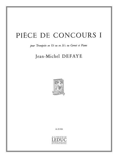 J.-M. Defaye: Piece de Concours 1, TrpKlav (Part.)