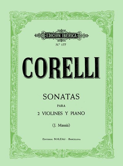 A. Corelli: Sonatas, 2VlKlav (Klavpa2Solo)