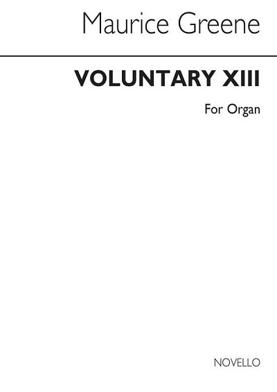 M. Greene: Voluntary XIII, Org