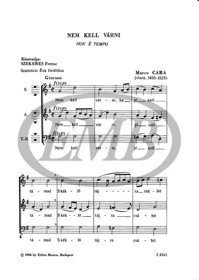 M. Cara et al.: Old Masters' Mixed Choruses 2
