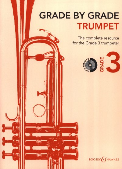 J. Way: Grade by Grade - Trumpet 3, TrpKlav (+CD)