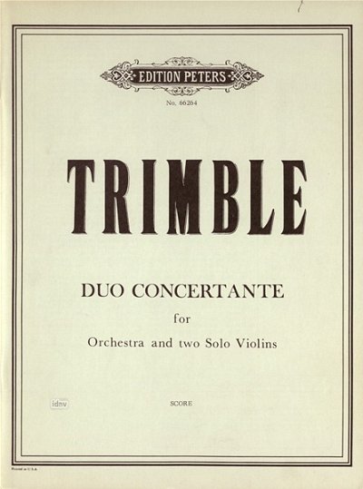 Trimble: Duett