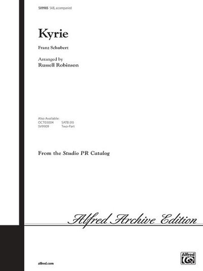 F. Schubert: Kyrie from the Mass in G