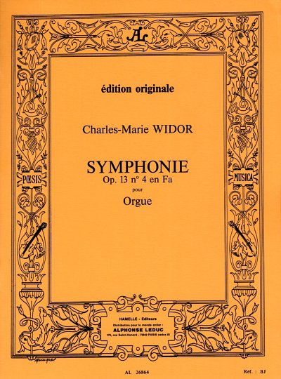 C. Widor: Sinfonie F-Dur Op 13/4