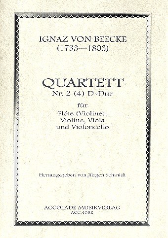 I. v. Beecke: Quartett 2 D-Dur