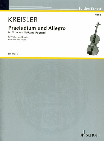 F. Kreisler: Praeludium und Allegro, VlKlav (KlavpaSt)