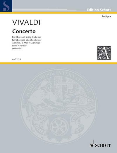 DL: A. Vivaldi: Concerto a-Moll, ObStrBc (Part.)