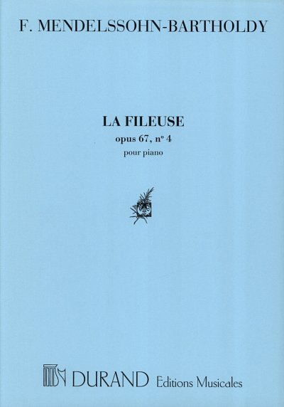 F. Mendelssohn Barth: La Fileuse, Opus 67 no 4, Klav