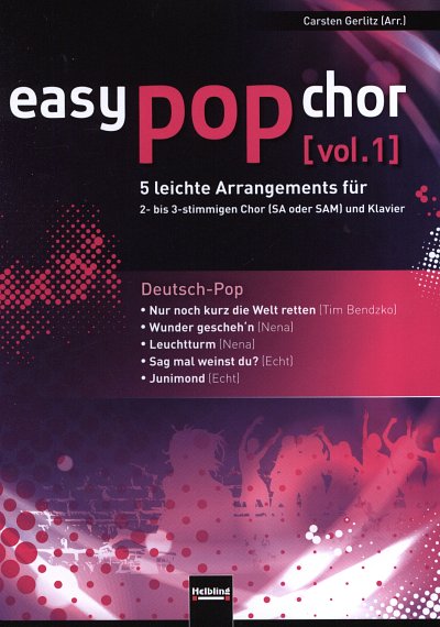 C. Gerlitz: easy pop chor 1: Deutsch-P, Fch/Gch3Klv (Klavpa)