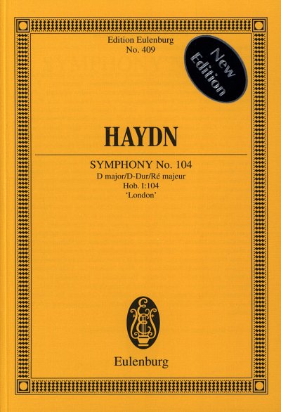 J. Haydn: Sinfonie 104 D-Dur Hob 1/104 (Londoner) Eulenburg 