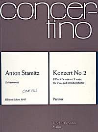 A. Stamitz: Konzert No. 2 F-Dur , VaStro (Part.)