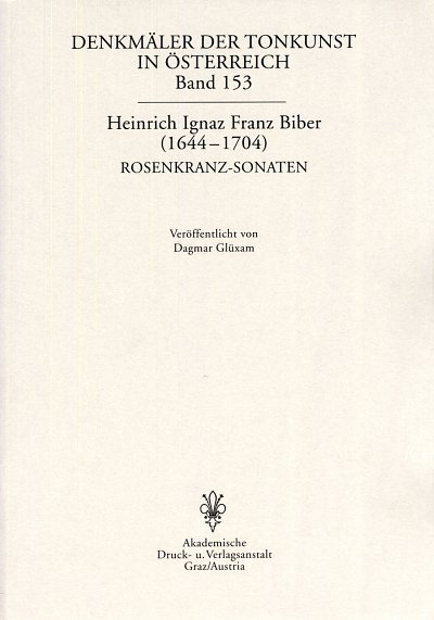 H.I.F. Biber: Rosenkranz Sonaten, VlKlav (Pa+St)