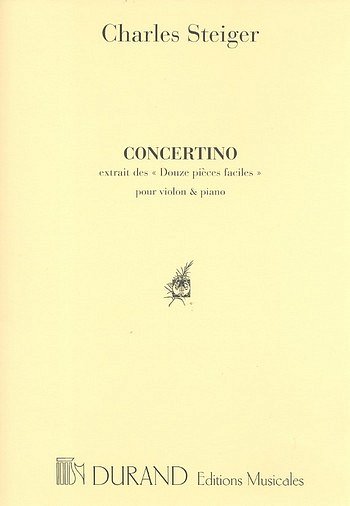 C. Steiger: Concertino, VlKlav (KlavpaSt)
