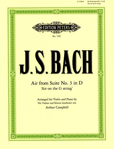 J.S. Bach: Air D-Dur, VlKlav (KlavpaSt)