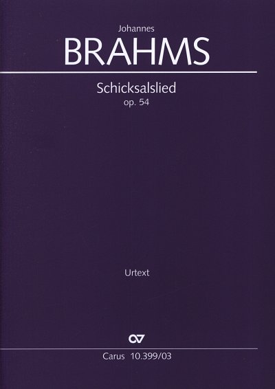 J. Brahms: Schicksalslied op. 54, GchOrch (KA)