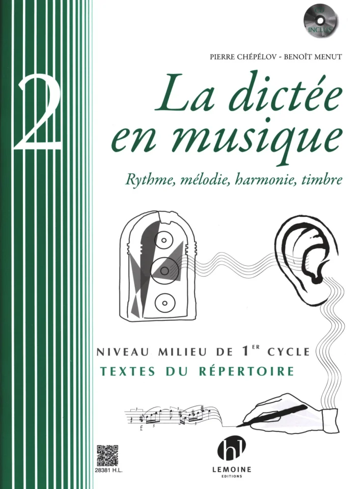 P. Chépélov: La dictée en musique Vol.2 , Ges/Mel (+CD) (0)