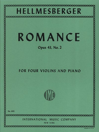 J. Hellmesberger: Romance Op.43/2 (Bu)