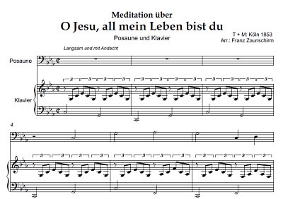 (Traditional) m fl.: O Jesu, all mein Leben bist du