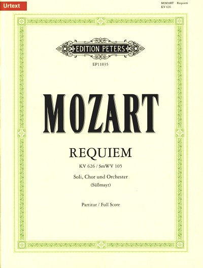 W.A. Mozart: Requiem, GsGchOrch (Part.)