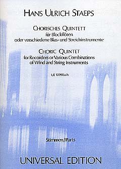 H.U. Staeps: Chorisches Quintett  (Stsatz)