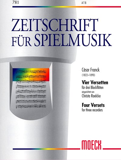 C. Franck: 4 Versetten Zeitschrift Fuer Spielmusik