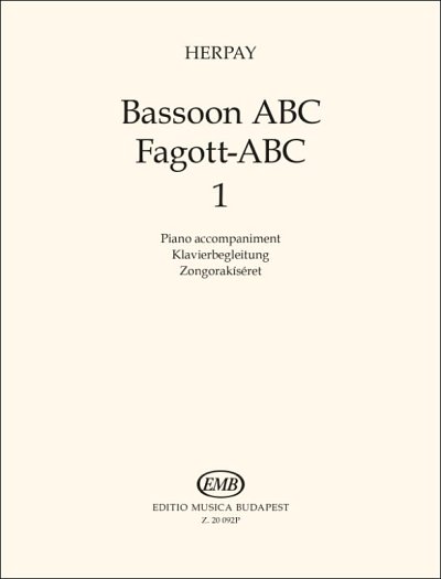 Á. Herpay: Fagott-ABC 1 - Klavierbegleitu, FagKlav (+medonl)