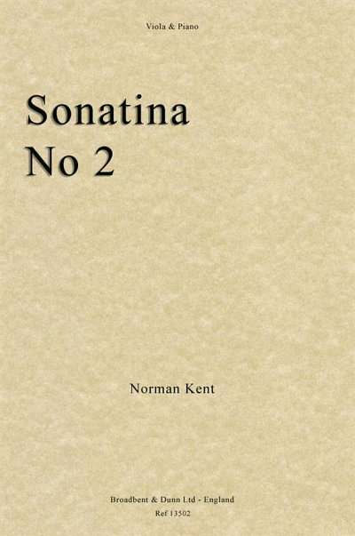 Sonatina No. 2, VaKlv (Bu)