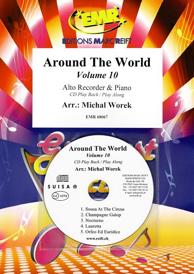 M. Worek: Around The World Volume 10, AblfKlav (+CD)