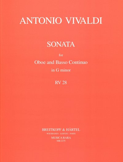 A. Vivaldi: Sonate G-Moll Rv 28