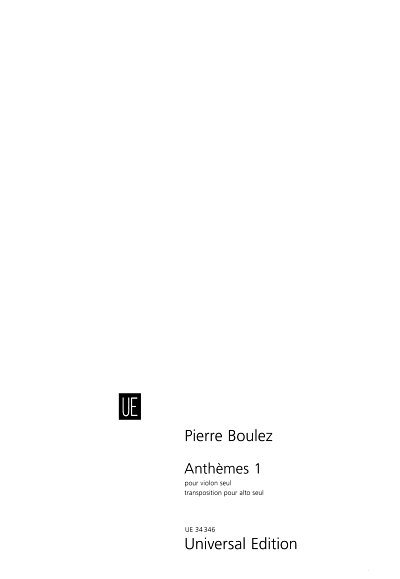 P. Boulez: Anthèmes 1, Va