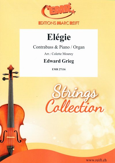 E. Grieg: Elégie, KbKlav/Org