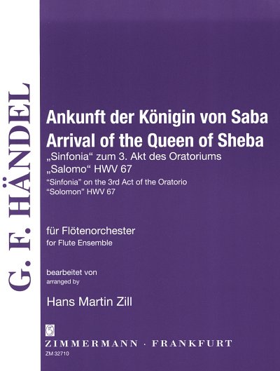 AQ: G.F. Haendel: Ankunft Der Koenigin Von Saba (Sa (B-Ware)