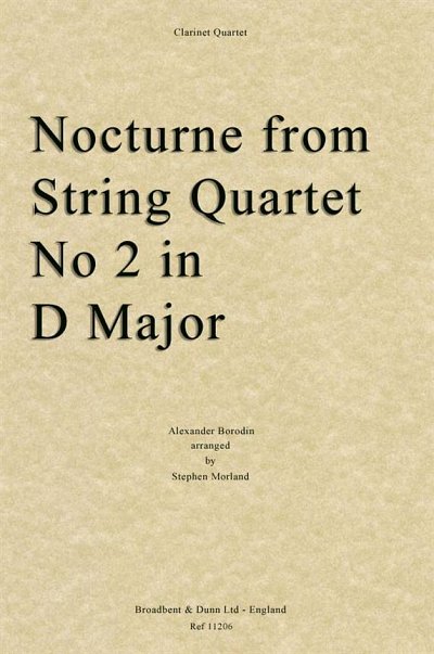 A. Borodin: Nocturne from String Quartet No. , 4Klar (Pa+St)