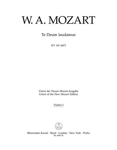 W.A. Mozart: Te Deum laudamus KV 141 (66b)